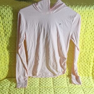 Light Pink Long Sleeve Hoodie